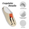 thumbnail image 5 of Disketp African Women Women's Men's Slippers Plush Slip-On House Slipper for Winter Indoor Soft Cushion Non-slip Fluffy Slides Slippers-8, 5 of 7