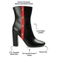 thumbnail image 3 of Journee Collection Womens Gaibriel Round Toe Block Heel High Ankle Booties, 3 of 6