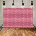 thumbnail image 2 of White Red Brick Wall Photo Backdrop Product Photography Props Birthday Party rations Background Studio Wallpapers, 2 of 8