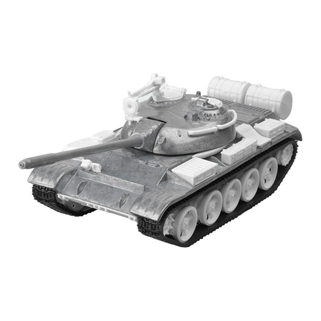 Modelo de Aleación 1:48 Escala Manualidades DIY Versión pintada a mano Modelo de de metal a presión para el hogar Accesorios de escritorio para el hogar Gris Sunnimix juguetes de tanque