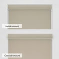 thumbnail image 4 of Linen Avenue Cordless Sierra Blackout Cassette Roller Shade with Bloc Wand for Easy Adjustment– UV Protection, Room Darkening–Tahoe Taupe 58 W X 66 H (Arrives 1/4" Narrower), 4 of 9