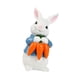 thumbnail image 4 of Figura de conejo de Pascua, estatua de conejo de primavera, decoración de primavera, escultura Conejo zanahoria blanca, 4 of 9