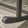 thumbnail image 5 of Dexter Patio Acacia Wood Glider, Dark Gray Finish, 5 of 7