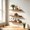Dark brown, variant on Set of 3 Floating Shelves for Wall Decor, Wall Mounted Organizer and Picture Ledge, Small Bookshelf for Bathroom, Bedroom and Living Room, 16 x 6.6 x 1.1 in, Dark brown