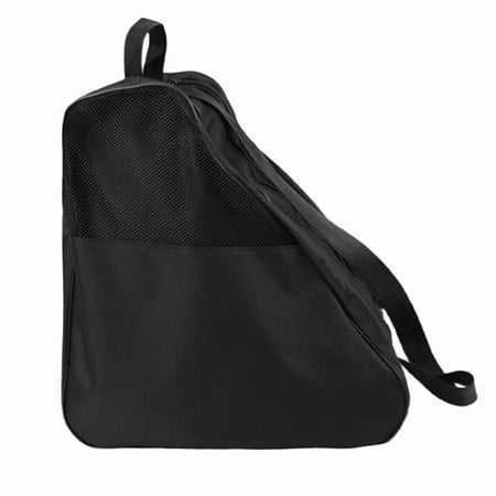 Ice Skate Bag Roller Skate Bag with Adjustable Shoulder Strap for Girls Boys and Most Adults Outdoor Skate Bag 1 x Ice Skate Bag Black