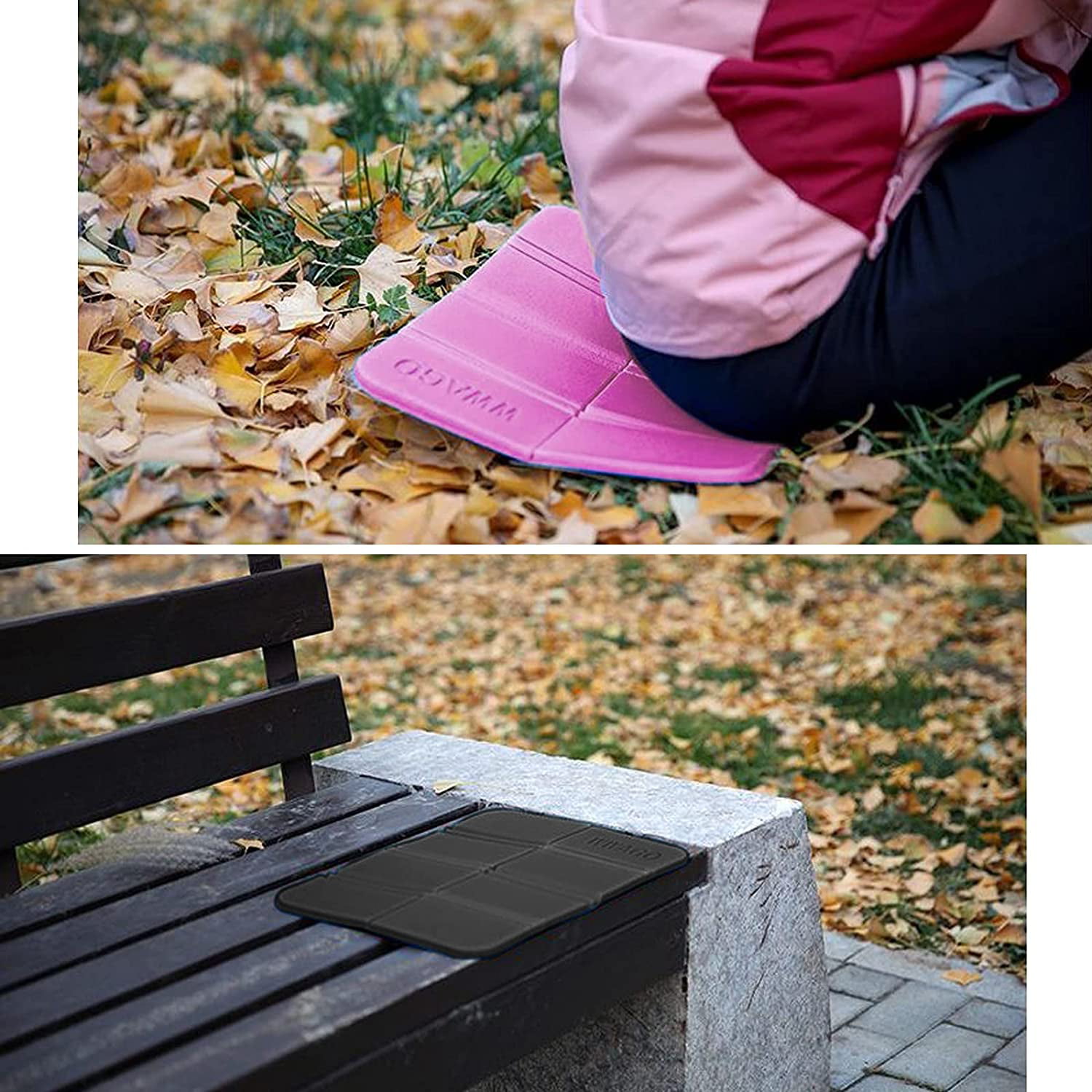 Outdoor Cushion Foldable Sit Mat for Hiking Tourism Camping Park Picnic 2PCS Folding Seat Cushions Waterproof Moisture-Proof Pad Insulated Foam Sit Mat 