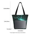 thumbnail image 3 of Easygdp Green Lightning Flash Shoulder Bags for Women,Crossbody Bags Shoulder Purse Handbag for Women, 3 of 6