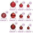 thumbnail image 2 of vidaXL Christmas Ball Ornament for Christmas Tree Holiday Xmas Ball 100 Piece, 2 of 8