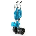 thumbnail image 5 of Open Box Seina Steel Framed Collapsible Versatile Garden Cart Beach Sand Cruiser, Blue, 5 of 13