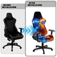 thumbnail image 5 of Liuqpwys Flame Bear Eagle Gaming Chair Covers Easy Installation Rotating Backrest and Seat Protectors with Armrest Covers for Home, Office Decorations, 5 of 8