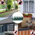 thumbnail image 5 of 12 vallas de plástico de 3 secciones contra espinas de pájaros y techo con púas de plástico para evitar ardillas, cuervos, gatos y pájaros., 5 of 5