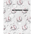 thumbnail image 5 of Pack of 2 Outdoor Pillow Covers, Baseball Sport White Waterproof Square Throw Pillowcase Cushion Decorative Pillow Covers for Couch Patio Tent, 26x26 in, 5 of 6