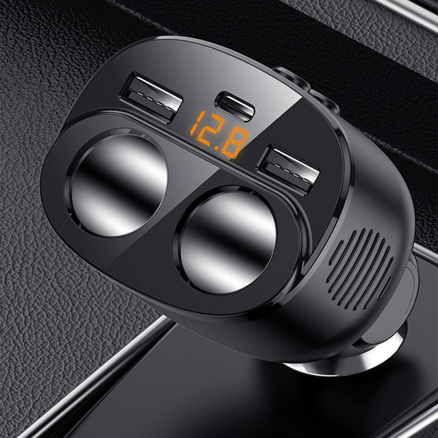 Danhjin Bluetooth Mobile Player Car Mounted One To Three Lighter Car Socket One To Two Usb Charger