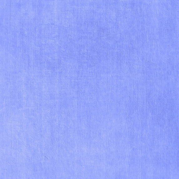 Ahgly Company Indoor Square Solid Blue Modern Area Rugs, 6' Square