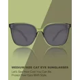 thumbnail image 4 of LVIOE Oversized Polarized Sunglasses for Women Trendy Large Cat Eye UV Protection Shade, 4 of 10