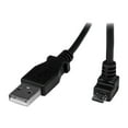 thumbnail image 2 of StarTech.com 2m Micro USB Cable Cord - A to Down Angle Micro B - Down Angled Micro USB Cable - 1x USB A (M), 1x USB Micro B (M) - Black (USBAUB2MD) - USB cable - Micro-USB Type B (M) to USB (M) - USB 2.0 - 6.6 ft - 90�� connector, molded - black, 2 of 5
