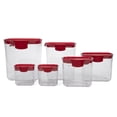 thumbnail image 2 of Progressive International Prepworks ProKeeper 6 Pièces Conteneur de Stockage Set, Rouge, 2 of 9