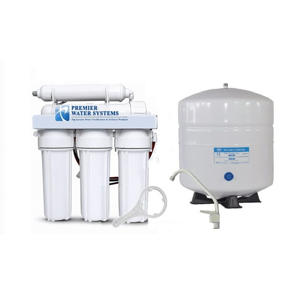 5 Stage: Complete Home Undersink Reverse Osmosis Drinking Water Filtration System 50 GPD