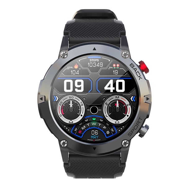 Fitness Watch Heart Rate Health Monitor Deportes al aire libre Smartwatch (Negro) Tmvgtek Para estrenar