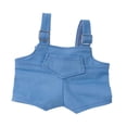 thumbnail image 3 of Ropa para muñecas de peluche de 15 cm y 17 cm, monos para muñecas, disfraces de bricolaje, ropa cómoda para muñecas de peluche de dibujos animados azul claro, 3 of 9