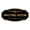 Black Gold, variant on Victorian Waiting Room Sign (Brushed Silver) - Small 3" X 6"