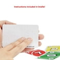 thumbnail image 4 of UNO Braille Card Game for Kids & Adults with Cards Designed for Blind and Low-Vision Players, 4 of 7