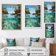 thumbnail image 4 of Designart "Dominican Caribbean Dream I" Nautical & Beach Floater Framed Canvas Print, 4 of 7