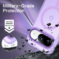 thumbnail image 3 of YINLAI for Google Pixel 9 Pro Case [Compatible with Magsafe] Translucent Matte Magnetic Google Pixel 9 Case Slim Thin Shockproof Women Men Protective Phone Cases for Google Pixel 9/9 Pro,Light Purple, 3 of 7