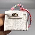 thumbnail image 1 of Crocodile Pattern Mini Long Keychain Bag Charm For Women, 1 of 10