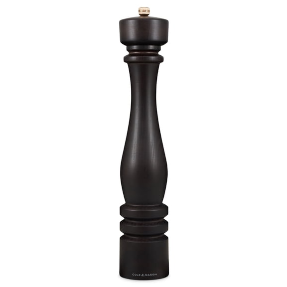 Cole & Mason Chocolate Wood Pepper Mill, Adjustable Precision  Mechanism, Beech Wood Grinder, 400mm