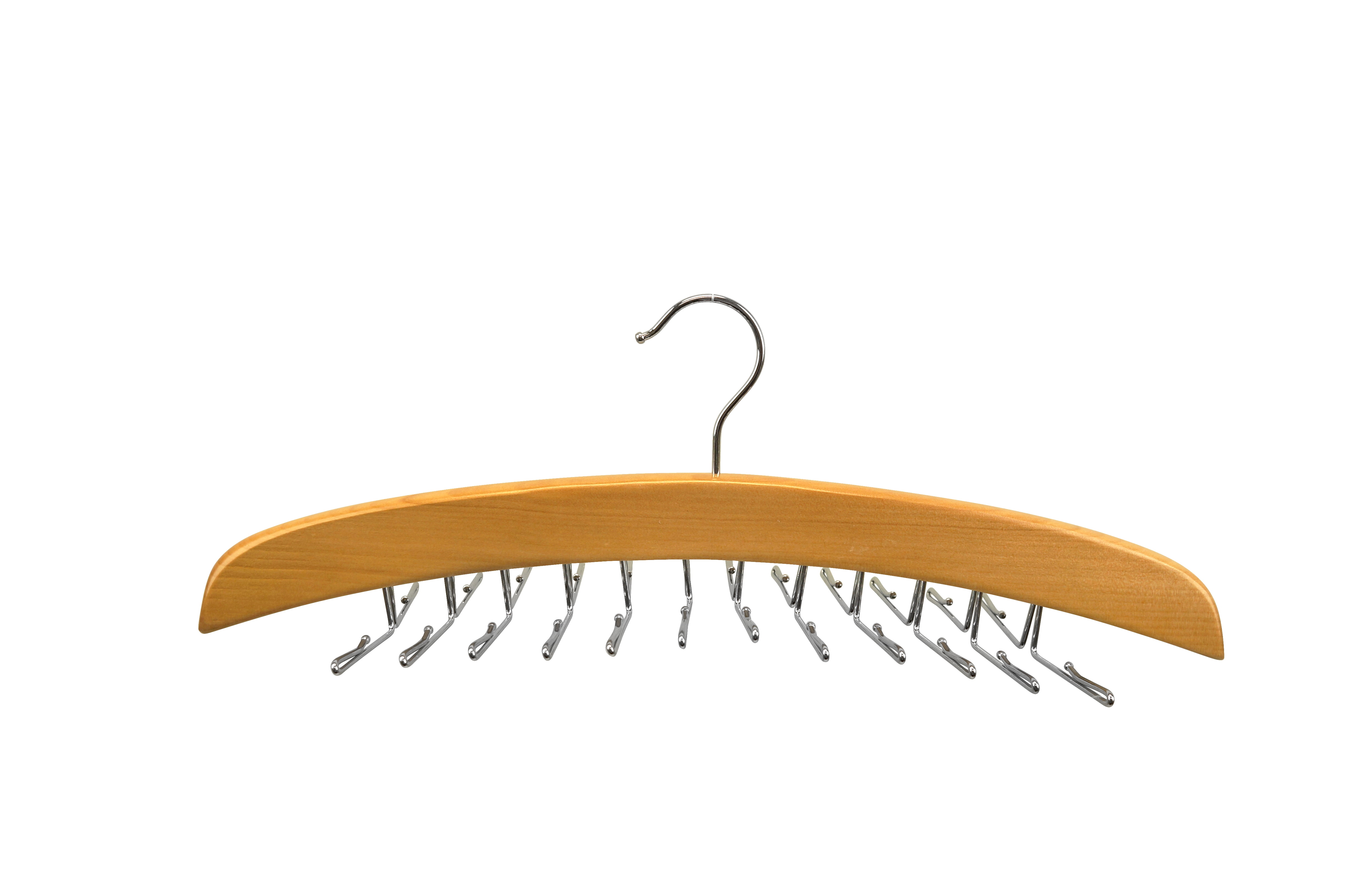 FloridaBrands Tie and Belt Hanger 12 Hooks for Ties, Belts and