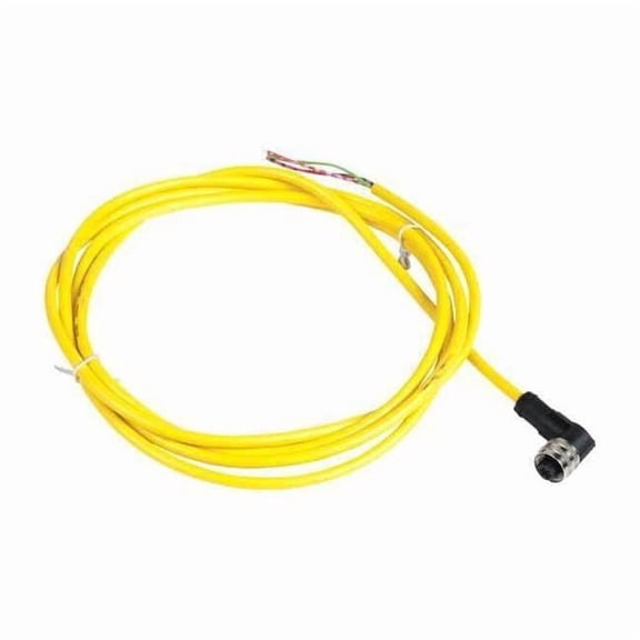 Telemecanique Sensors Cordset,6.56 ft.,Yellow,250VAC/300VDC XZCPV1965L2