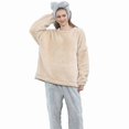 thumbnail image 1 of Ilwhe Women' S Fluffy Pajamas Set Fleece, 1 of 5