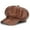 Coffee-A, variant on Penkiiy Women Newsboy Hats Leather Visor Beret Cabbie Hat Vintage Women Fiddler Cap Faux Leather Baker Boy Hat Coffee