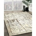 thumbnail image 3 of Ahgly Company Machine Washable Indoor Rectangle Traditional Champagne Beige Area Rugs, 3' x 5', 3 of 7