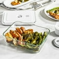 thumbnail image 3 of ZWILLING Fresh & Save 3-pc Glass Food Storage Vacuum Containers Meal Prep Container - Small & Large Containers, 3 of 4