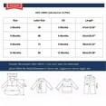 thumbnail image 3 of Ovbmpzd Baby Pjs Girl Clearance Long Sleeve Button Pajamas Baby Onesie 6 Months, 3 of 5