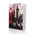 thumbnail image 2 of Artery8 UK Anarchy Big Ben Tower London Painting Greeting Birthday Card Him Her All Blank, 2 of 3