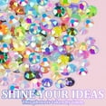thumbnail image 5 of 25000Pcs Resin Rhinestones for Crafting, Mine Gold 2-6mm Mixed Sizes Non Hotfix Flatback Gems with 1Pcs Glue, Bedazzling Crystal for DIY Craft Clothing Mugs Tumblers Shoes Fabric Decor Nail Art, 5 of 7