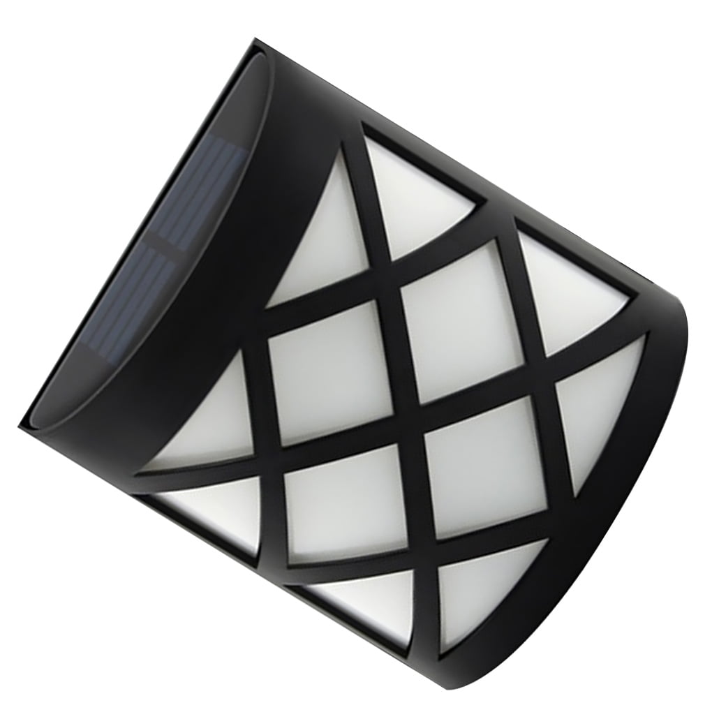 ABIDE Solar Wall Light Waterproof 6 LEDs Outdoor Garden Yard Fence Deocr Lighting Wall Mounted