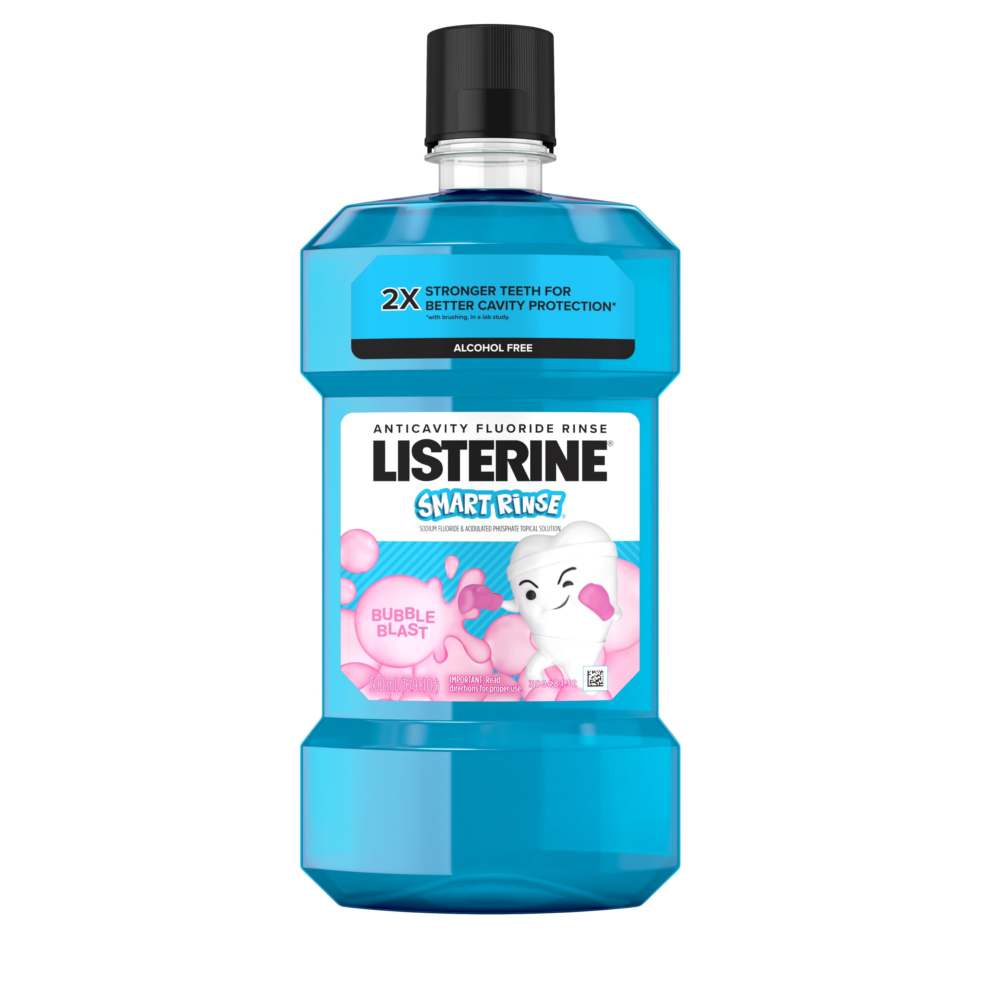 Listerine Smart Rinse Kids Anticavity Mouthwash Bubble Blast 500 mL Listerine Smart Rinse Kids Anticavity Mouthwash Bubble Blast 500 mL