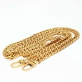 thumbnail image 1 of Correa para bolso con eslabones de hierro, accesorios de cadena, correas de repuesto para bolso, bandolera/bandolera, con 2 hebillas de metal, dorado, 1 paquete, dorado ER, 1 of 5