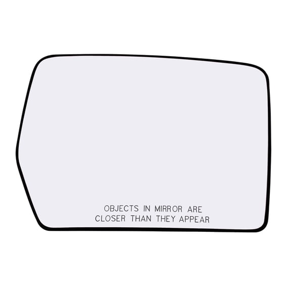 Rugged TUFF Passenger Side Mirror Glass Replacement for 04-10 Ford F150, 06-08 Lincoln Mark (Heated-Defrost)