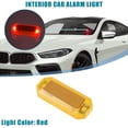 thumbnail image 2 of Unique Bargains Car Alarm Light Solar Power Waterproof LED Car Anti Theft Device with USB Port Light Red Shell Orange, 2 of 6