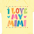thumbnail image 4 of Inktastic I Love My Mimi for Babies Boys or Girls Baby Bodysuit, 4 of 5