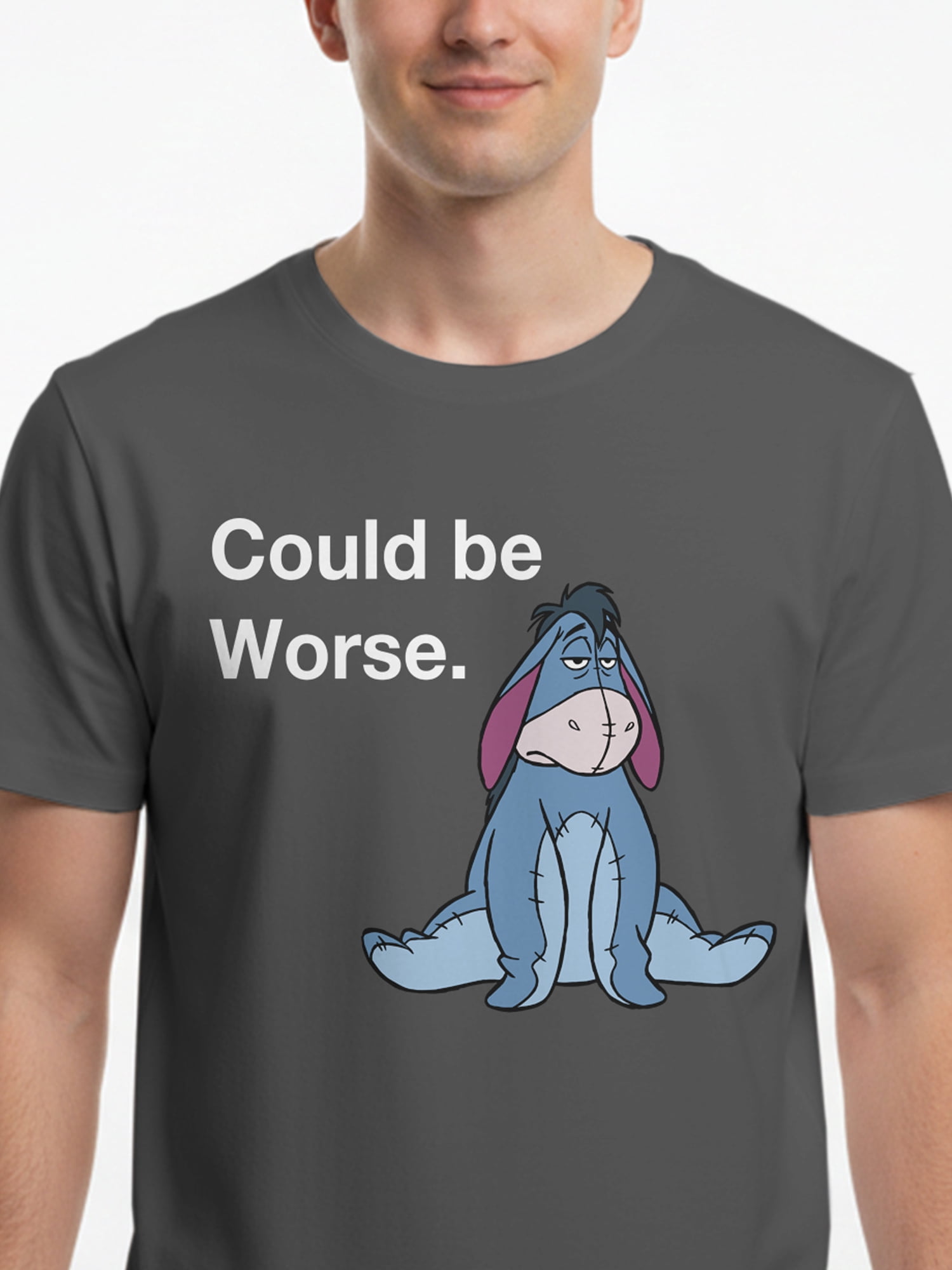 Winnie The Pooh, Men's & Big Men's Graphic Tee, Eeyore, Sizes S-3XL