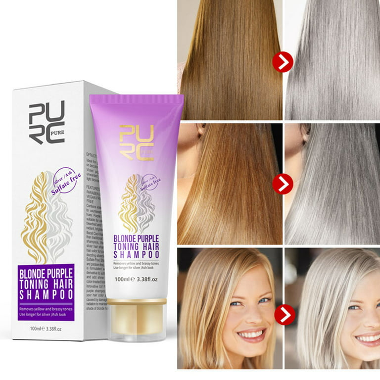 ide evne Falde sammen Pro Revitalize Blonde Bleached Highlighted Shampoo Effective Purple Shampoo  For Blonde Hair - Walmart.com