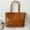 Brown BW, variant on WIZUTIZ Ladies Satchel Chain Woven Casual Straw Weaving High Capacity Handbag Bucket-bag for Women Womens Handbags Shoulder Bags Large Solid Bags Water Resistant Lightweight Bag 1 PC Black