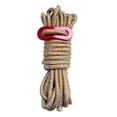 thumbnail image 1 of Nvzi 2 cordones de nailon trenzado de 5 mm para acampar, hamacas, tendederos, senderismo y pesca, 4 yardas, color caqui, 1 of 4