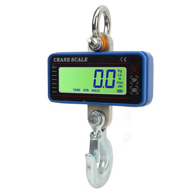 Electronic Crane Scale, LED Screen Display Multiple Units Wireless Hook Scale 1500kg / 3307lb 20 Meter Controllable for Dock Grain Industry